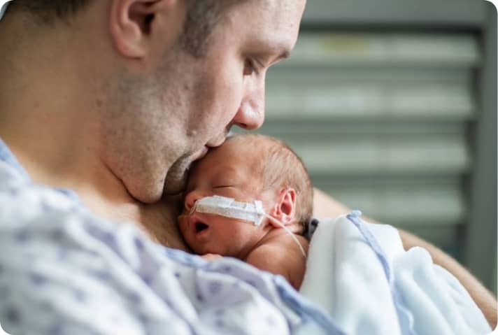 ¿Alimentarías a un bebé con soporte respiratorio?
